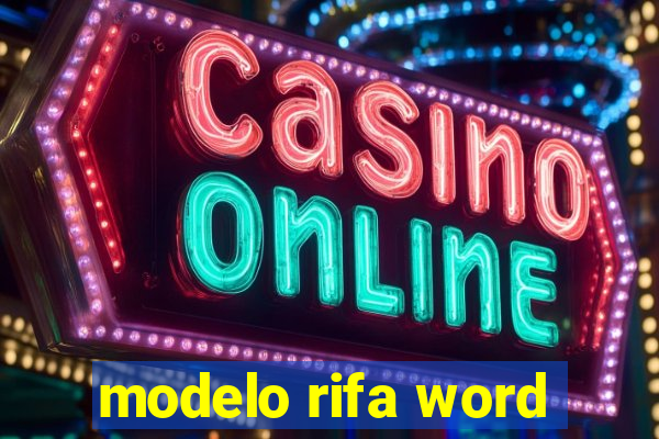 modelo rifa word