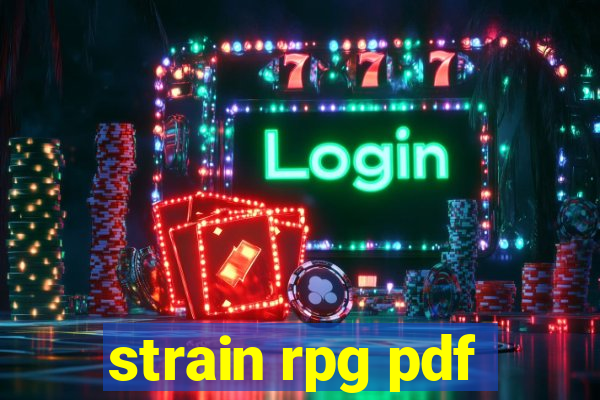 strain rpg pdf