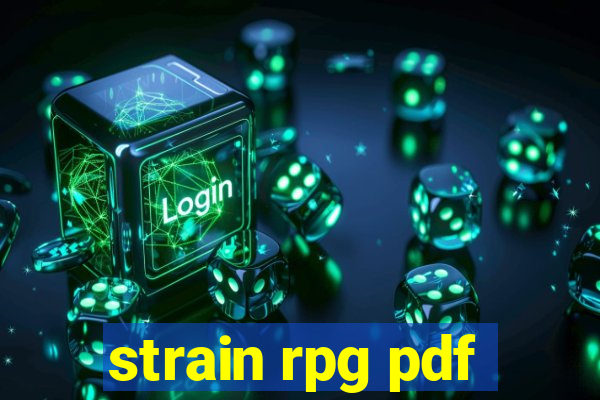strain rpg pdf