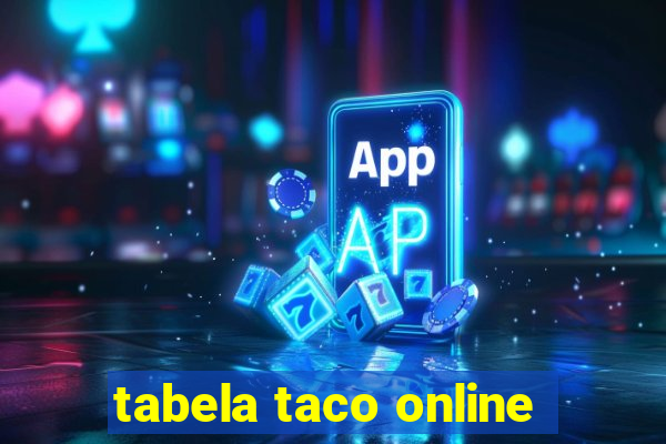 tabela taco online