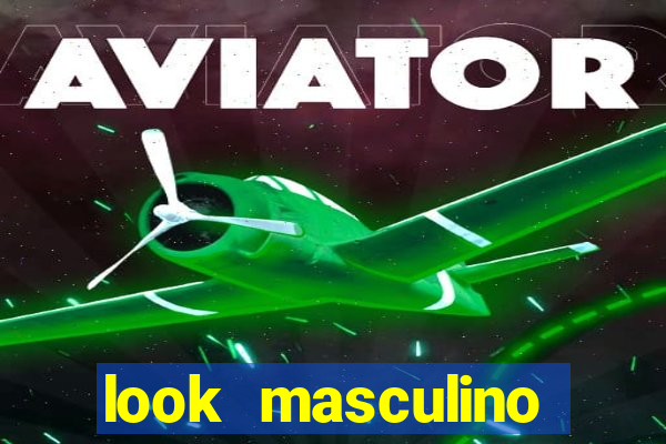 look masculino blazer cinza