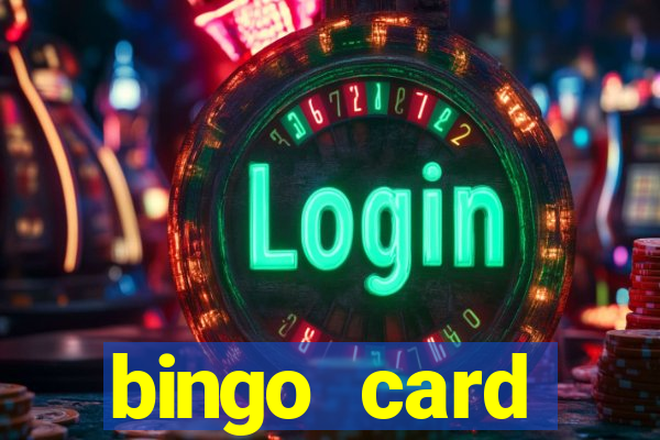 bingo card generator with pictures