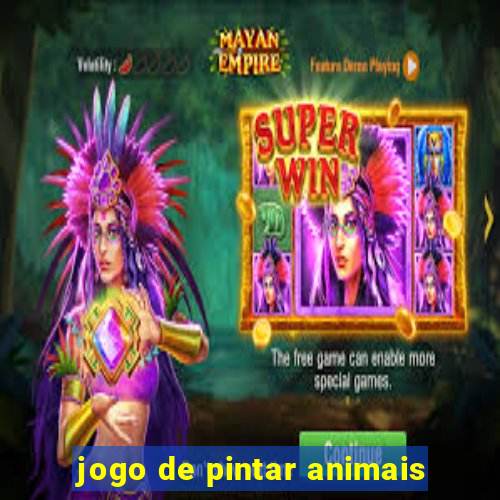 jogo de pintar animais