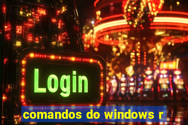 comandos do windows r