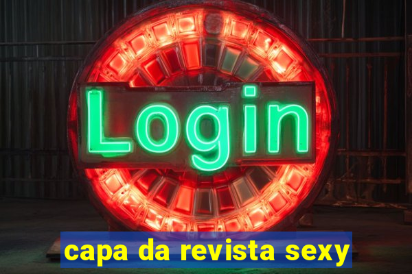 capa da revista sexy