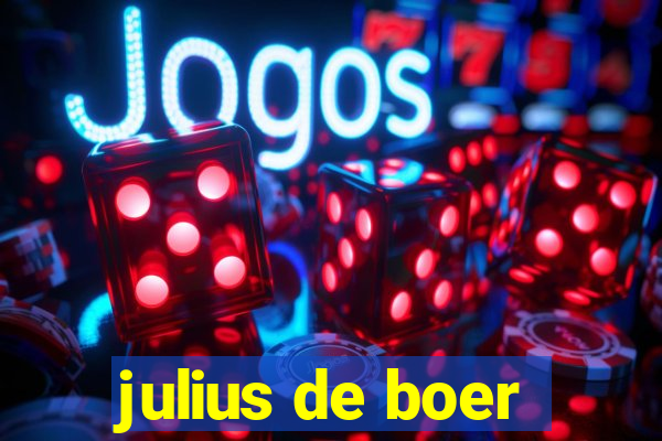 julius de boer
