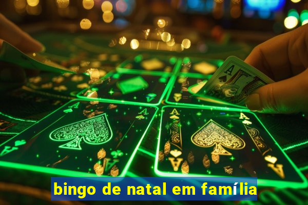 bingo de natal em família