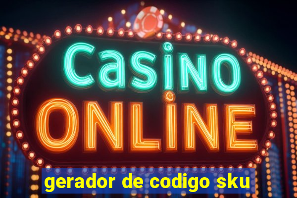 gerador de codigo sku