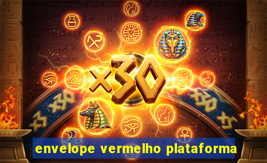 envelope vermelho plataforma