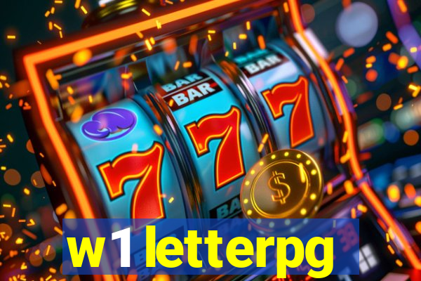 w1 letterpg