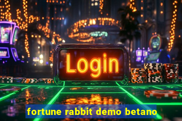 fortune rabbit demo betano