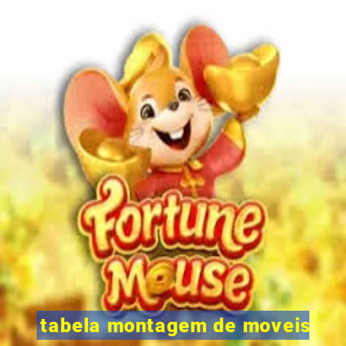 tabela montagem de moveis