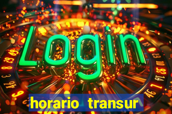 horario transur roleta santos dumont juiz de fora