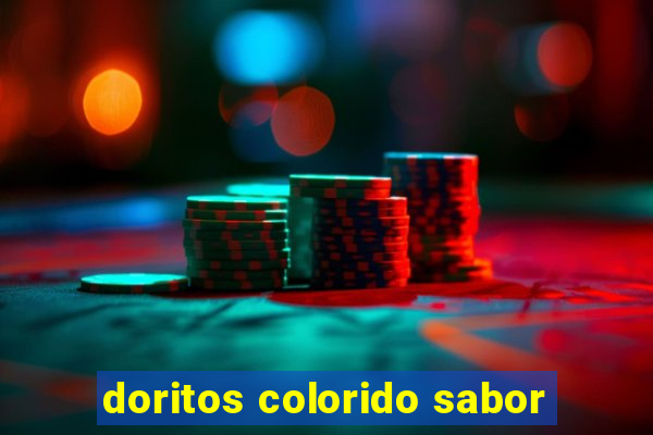 doritos colorido sabor