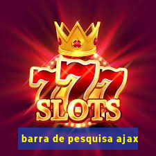 barra de pesquisa ajax