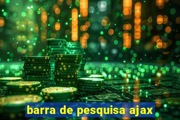 barra de pesquisa ajax