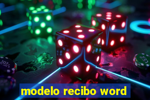 modelo recibo word