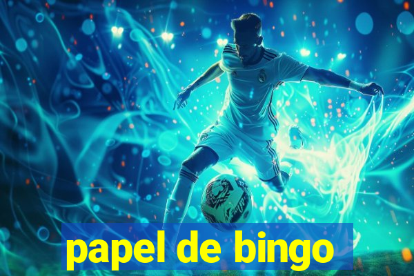 papel de bingo