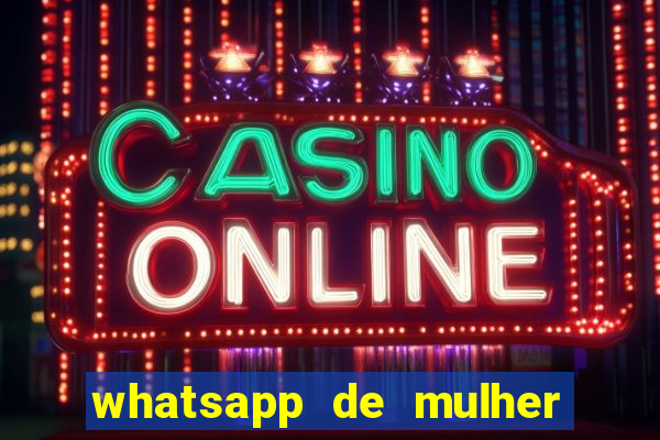 whatsapp de mulher de programa