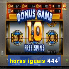horas iguais 444