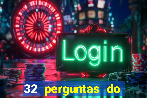 32 perguntas do livro do destino