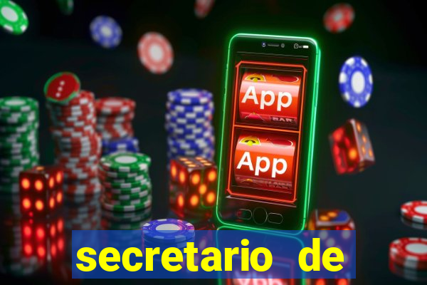secretario de esporte salario