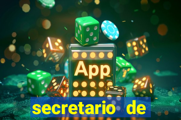 secretario de esporte salario