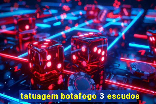 tatuagem botafogo 3 escudos