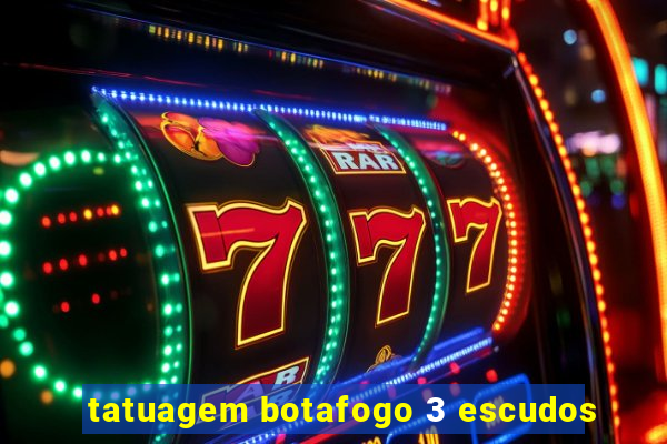 tatuagem botafogo 3 escudos