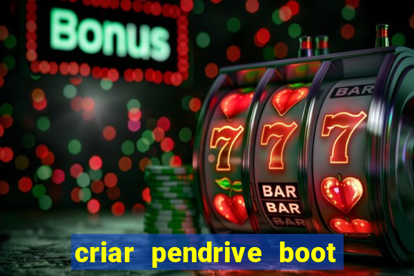 criar pendrive boot windows 10