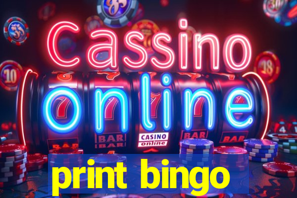 print bingo