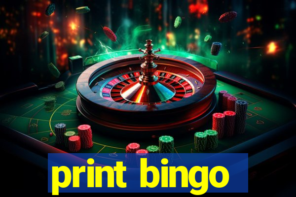 print bingo