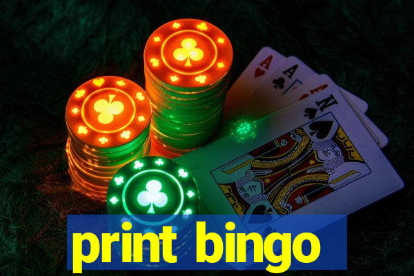 print bingo