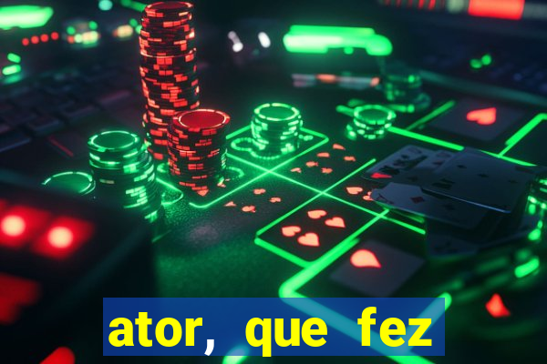 ator, que fez coringa que morreu