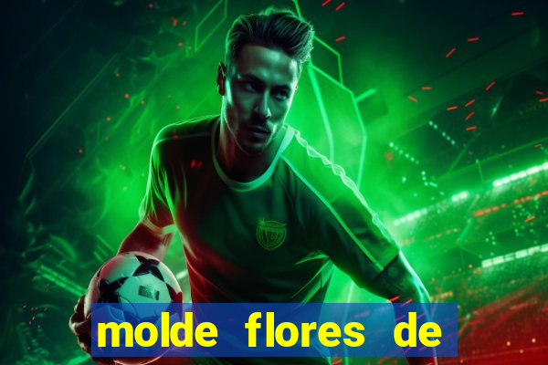 molde flores de papel para imprimir