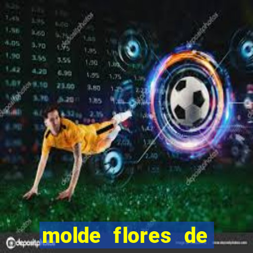 molde flores de papel para imprimir