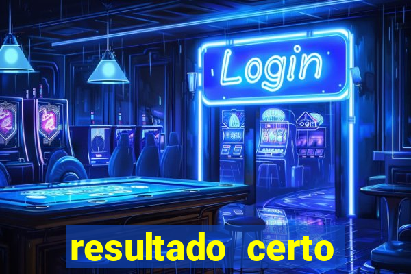 resultado certo loteria federal