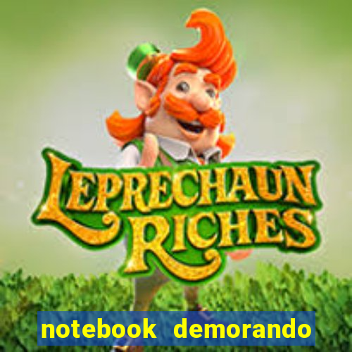 notebook demorando para ligar tela preta