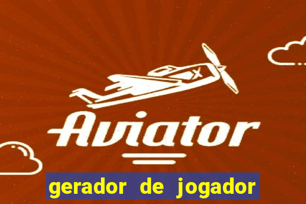 gerador de jogador de futebol