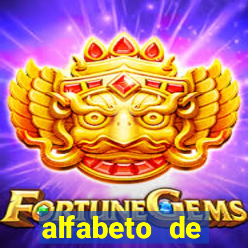 alfabeto de caligrafia bonita