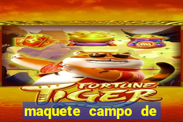 maquete campo de futebol (isopor)