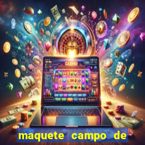 maquete campo de futebol (isopor)