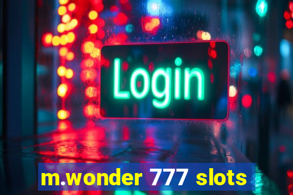 m.wonder 777 slots