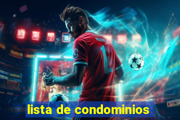 lista de condominios