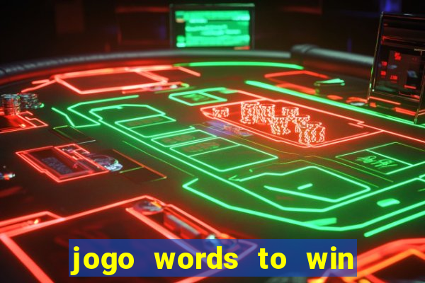 jogo words to win paga mesmo