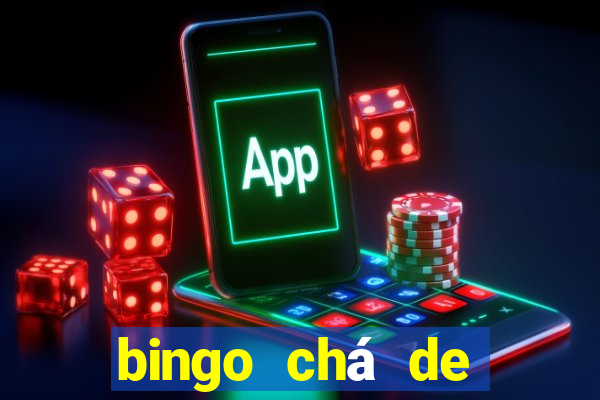 bingo chá de bebê excel