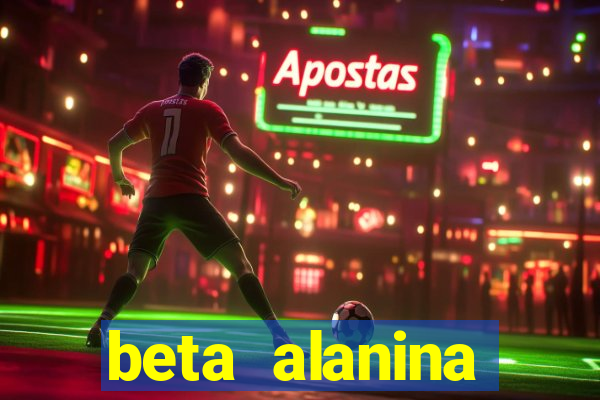 beta alanina aumenta a pressao