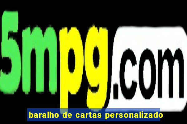 baralho de cartas personalizado