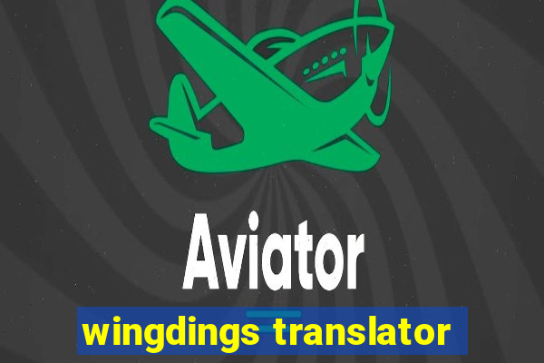 wingdings translator