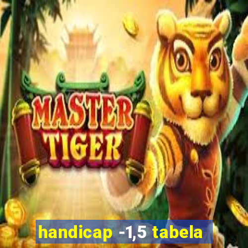 handicap -1,5 tabela